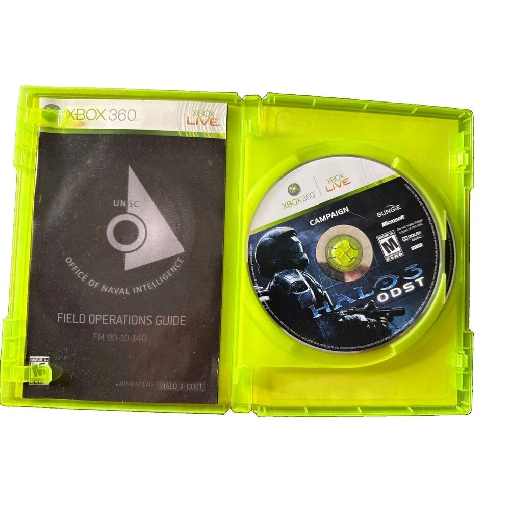 Halo 2 Game Lot Halo 3 ODST & Halo 4 Xbox360